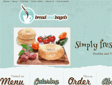 Tablet Screenshot of breadandbagels.com